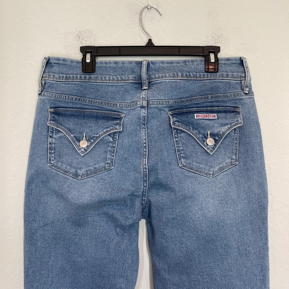 Hudson Los Angeles Jeans Women's Size 12 Blue Straight Leg Medium Wash - Picture 6 of 14